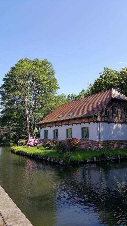 Spreehof Apartmenthaus in Lehde Lübbenau Exterior foto